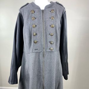 Torrid Size 5 Winter Coat Grey Long Plus 5X